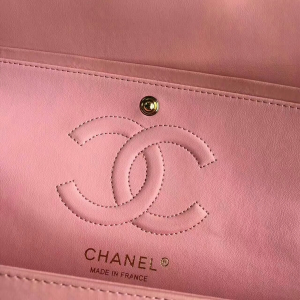 Chanel Flap Shoulder Bags Light Pink Original Patent Leather CF1112 Gold Chanel Flap Shoulder Bags Light Pink Original Patent Leather CF1112 Gold