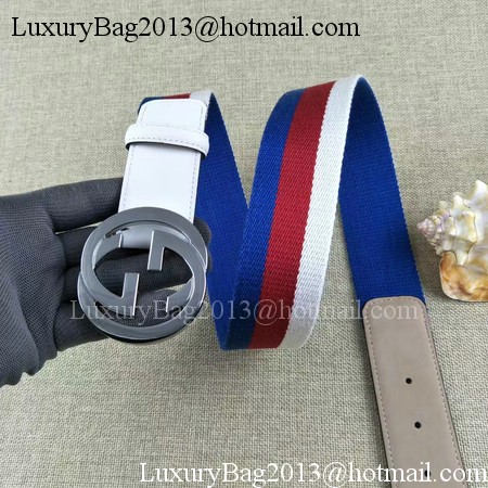Gucci 40mm Leather Belt GG57560 White Gucci 40mm Leather Belt GG57560 White