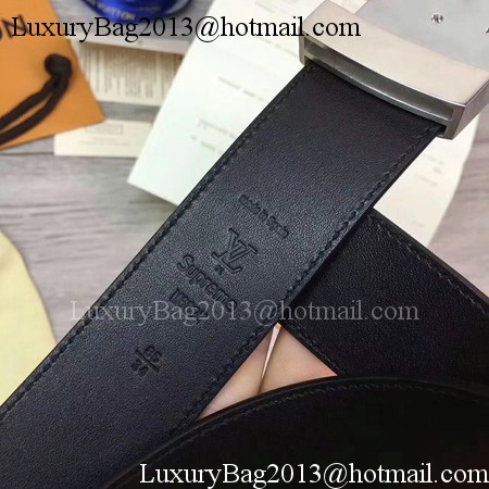 Louis Vuitton SPREME 40mm Red Epi Leather Belt M5897 Gold Louis Vuitton SPREME 40mm Red Epi Leather Belt M5897 Gold