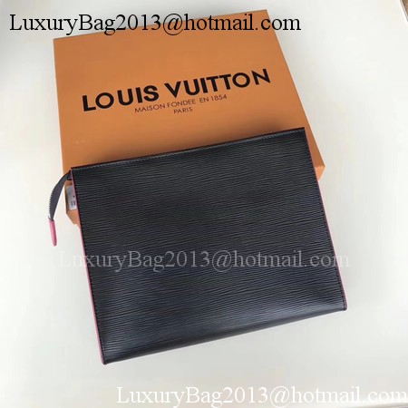 Louis Vuitton Epi Leather TOILETRY POUCH 26 M67184 Black&Rose Louis Vuitton Epi Leather TOILETRY POUCH 26 M67184 Black&Rose