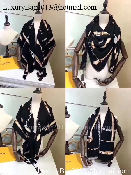 Louis Vuitton Scarf A3256 Black Louis Vuitton Scarf A3256 Black
