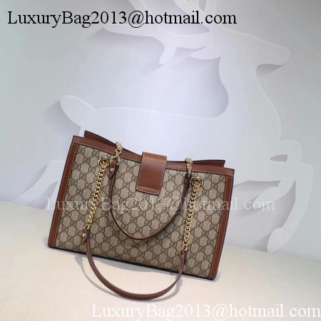 Gucci Padlock GG Supreme Canvas Shoulder Bag 479197 Apricot Gucci Padlock GG Supreme Canvas Shoulder Bag 479197 Apricot