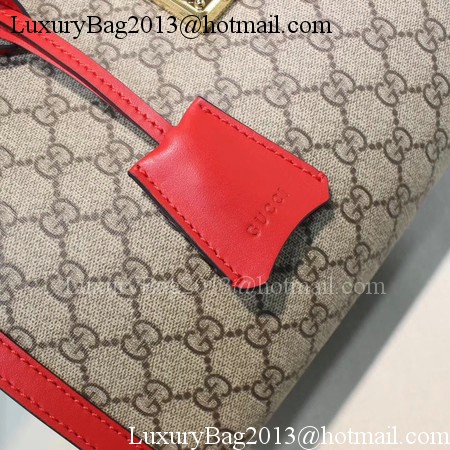 Gucci Padlock GG Supreme Canvas Shoulder Bag 479197 Red Gucci Padlock GG Supreme Canvas Shoulder Bag 479197 Red