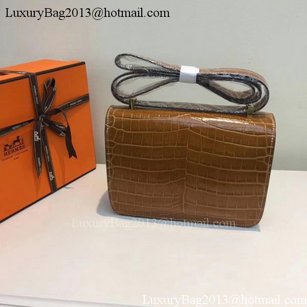 Hermes Constance Bag Croco Leather H9978C Wheat Hermes Constance Bag Croco Leather H9978C Wheat