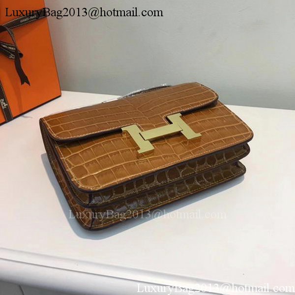 Hermes Constance Bag Croco Leather H9978C Wheat Hermes Constance Bag Croco Leather H9978C Wheat