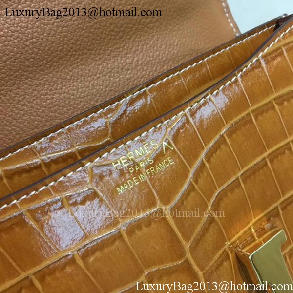 Hermes Constance Bag Croco Leather H9978C Wheat Hermes Constance Bag Croco Leather H9978C Wheat
