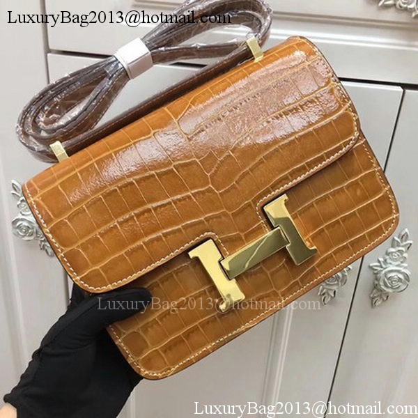 Hermes Constance Bag Croco Leather H9978C Wheat Hermes Constance Bag Croco Leather H9978C Wheat