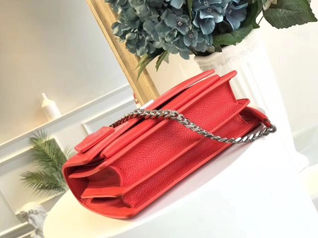 Yves Saint Laurent Leather Cross-body Shoulder Bag Y8005 Red Yves Saint Laurent Leather Cross-body Shoulder Bag Y8005 Red
