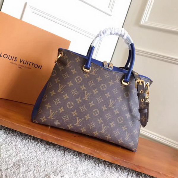 Louis Vuitton Monogram Canvas PALLAS M42810 Blue Louis Vuitton Monogram Canvas PALLAS M42810 Blue
