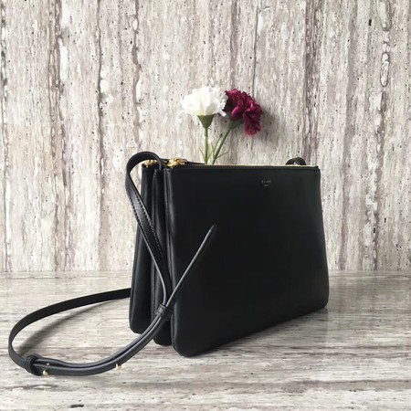 Celine Trio Crossbody Messenger Bag C55421 Black Celine Trio Crossbody Messenger Bag C55421 Black