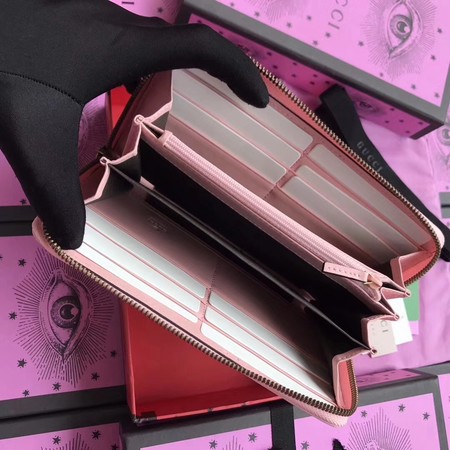 Gucci GG Marmont Zip Around Wallet 443123 Pink Gucci GG Marmont Zip Around Wallet 443123 Pink