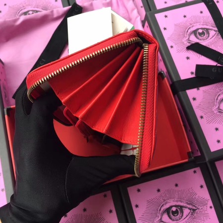 Gucci GG Marmont Zip Around Wallet 443123 Red Gucci GG Marmont Zip Around Wallet 443123 Red