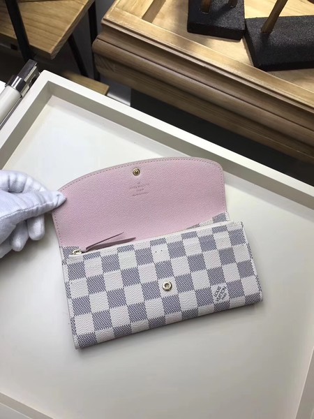 Louis Vuitton Damier Azur Canvas EMILIE WALLET N61625 Louis Vuitton Damier Azur Canvas EMILIE WALLET N61625