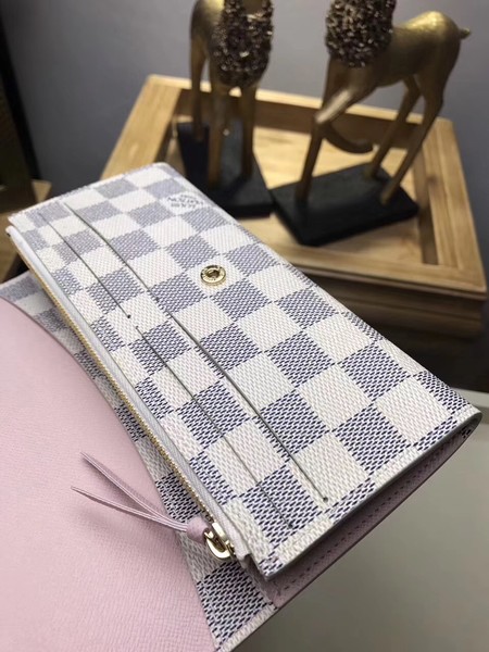 Louis Vuitton Damier Azur Canvas EMILIE WALLET N61625 Louis Vuitton Damier Azur Canvas EMILIE WALLET N61625