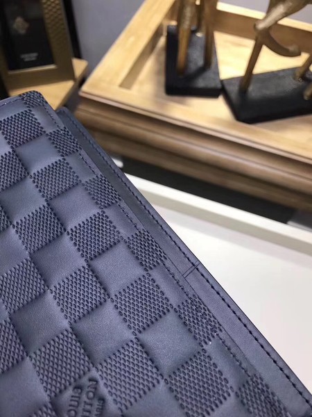 Louis Vuitton Damier Infini Leather BRAZZA WALLET N63010 Louis Vuitton Damier Infini Leather BRAZZA WALLET N63010
