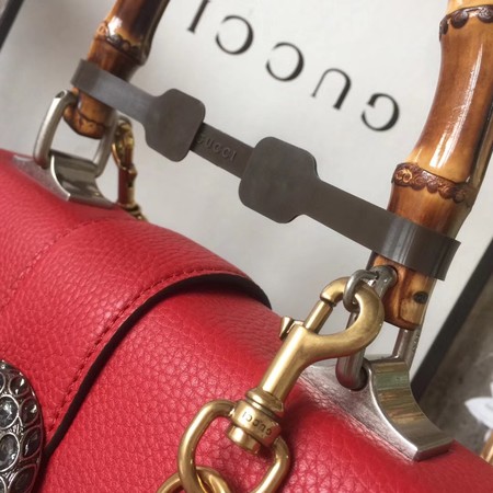 Gucci Dionysus Leather Top Handle Bag 448075 Red Gucci Dionysus Leather Top Handle Bag 448075 Red