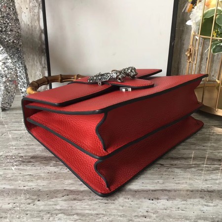 Gucci Dionysus Leather Top Handle Bag 448075 Red Gucci Dionysus Leather Top Handle Bag 448075 Red