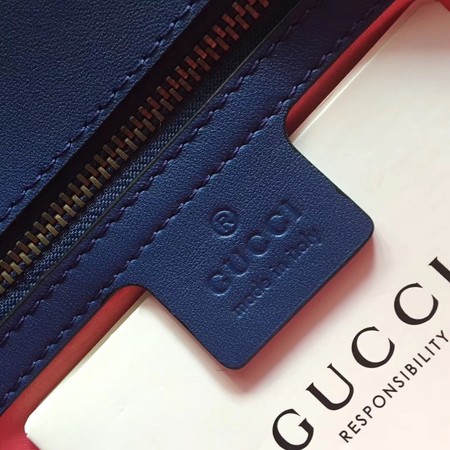 Gucci GG Marmont Chevron Velvet Shoulder Bag 443497 Blue Gucci GG Marmont Chevron Velvet Shoulder Bag 443497 Blue