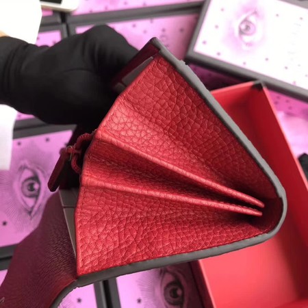 Gucci GG Marmont Matelasse Leather Wallet 400586 Red Gucci GG Marmont Matelasse Leather Wallet 400586 Red