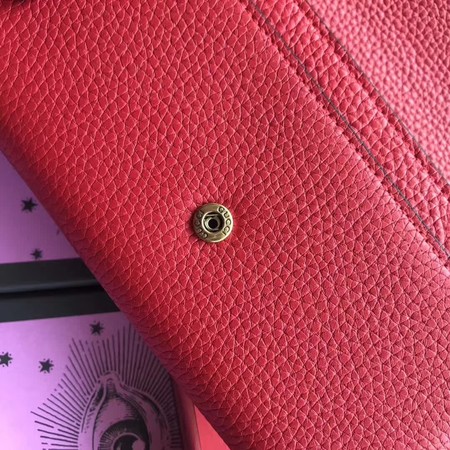 Gucci GG Marmont Matelasse Leather Wallet 400586 Red Gucci GG Marmont Matelasse Leather Wallet 400586 Red