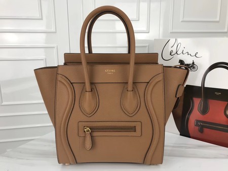Celine Luggage Micro Tote Bag Original Leather CLY33081M Apricot Celine Luggage Micro Tote Bag Original Leather CLY33081M Apricot
