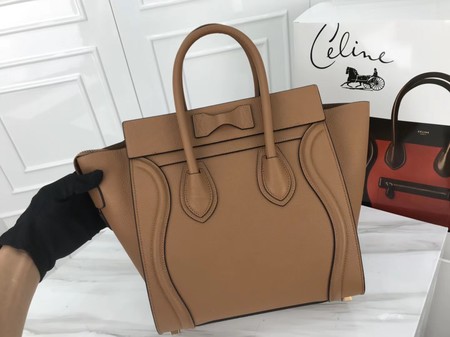 Celine Luggage Micro Tote Bag Original Leather CLY33081M Apricot Celine Luggage Micro Tote Bag Original Leather CLY33081M Apricot