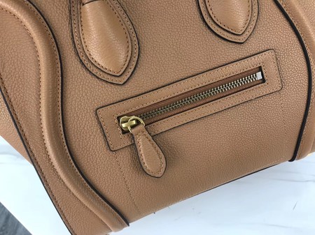 Celine Luggage Micro Tote Bag Original Leather CLY33081M Apricot Celine Luggage Micro Tote Bag Original Leather CLY33081M Apricot