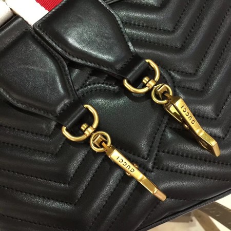 Gucci GG Marmont Small Shoulder Bag 498100 Black Gucci GG Marmont Small Shoulder Bag 498100 Black