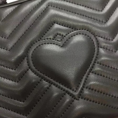 Gucci GG Marmont Small Shoulder Bag 498100 Black Gucci GG Marmont Small Shoulder Bag 498100 Black