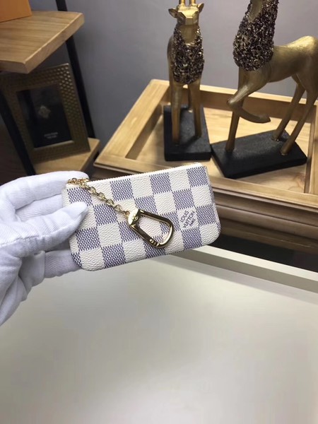 Louis Vuitton Damier Azur Canvas KEY POUCH N62659 Louis Vuitton Damier Azur Canvas KEY POUCH N62659