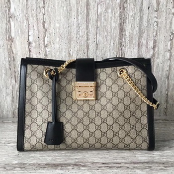 Gucci Padlock Medium GG Shoulder Bag 479197 Black Gucci Padlock Medium GG Shoulder Bag 479197 Black