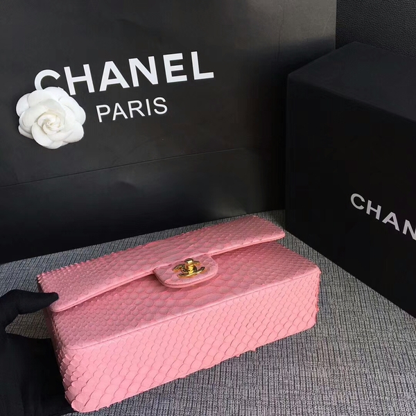 Chanel Original Python Leather Shoulder Bag CF1112V Chanel Original Python Leather Shoulder Bag CF1112V