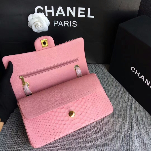 Chanel Original Python Leather Shoulder Bag CF1112V Chanel Original Python Leather Shoulder Bag CF1112V