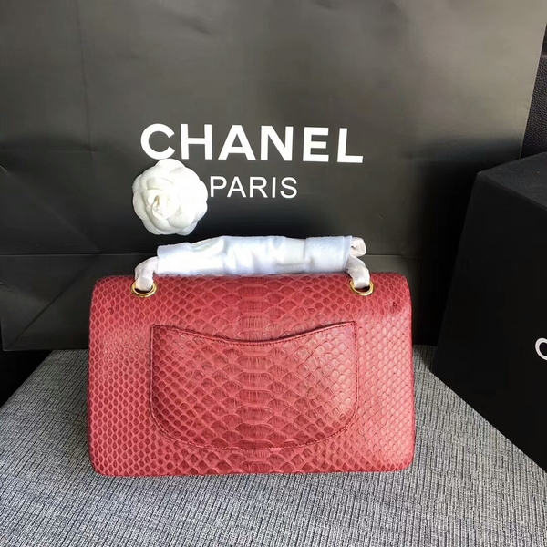 Chanel Original Python Leather Shoulder Bag CF1112CA Chanel Original Python Leather Shoulder Bag CF1112CA