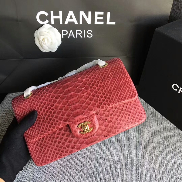 Chanel Original Python Leather Shoulder Bag CF1112CA Chanel Original Python Leather Shoulder Bag CF1112CA