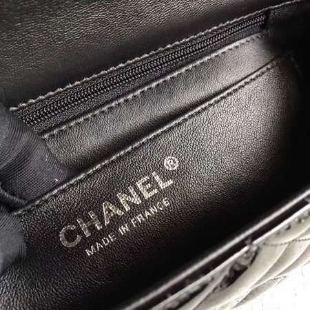 Chanel Classic Flap mini Bag Original Leather A1117 Black Chanel Classic Flap mini Bag Original Leather A1117 Black