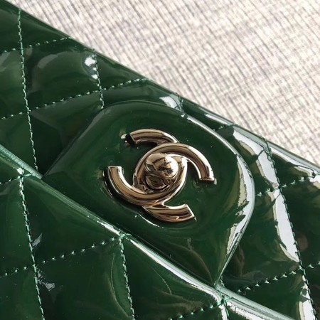 Chanel Classic Flap mini Bag Original Leather A1117 Green Chanel Classic Flap mini Bag Original Leather A1117 Green