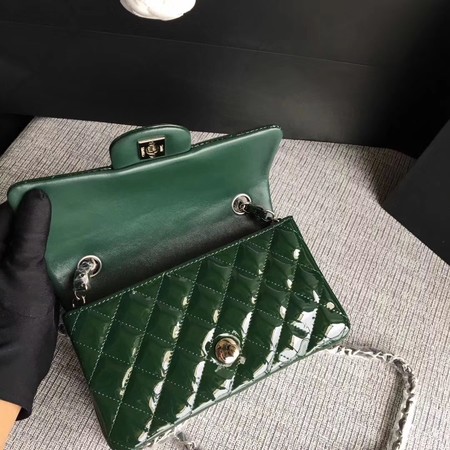 Chanel Classic Flap mini Bag Original Leather A1117 Green Chanel Classic Flap mini Bag Original Leather A1117 Green