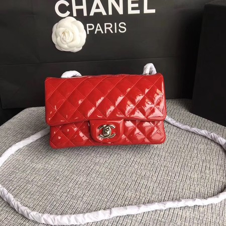 Chanel Classic Flap mini Bag Original Leather A1117 Red Chanel Classic Flap mini Bag Original Leather A1117 Red