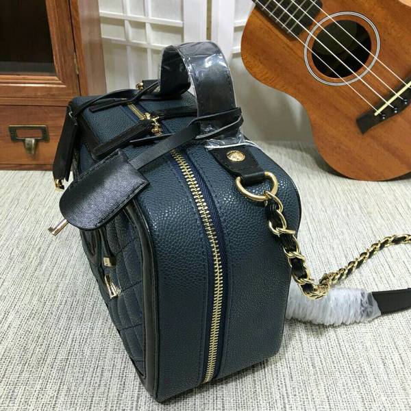 Chanel Calfskin Leather Mini Shoulder Bag 6070 Blue Chanel Calfskin Leather Mini Shoulder Bag 6070 Blue