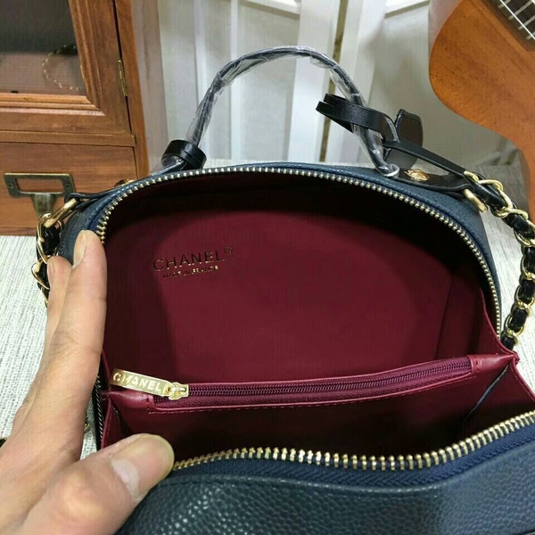 Chanel Calfskin Leather Mini Shoulder Bag 6070 Blue Chanel Calfskin Leather Mini Shoulder Bag 6070 Blue