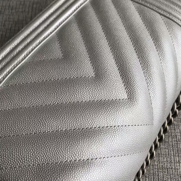 Boy Chanel Original Chevron Leather 67086 White Boy Chanel Original Chevron Leather 67086 White