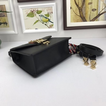 Gucci Sylvie Lather mini Bag 470270 Black Gucci Sylvie Lather mini Bag 470270 Black