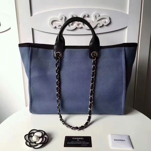 Chanel Medium Original Canvas Leather Tote Shopping Bag 66941H Chanel Medium Original Canvas Leather Tote Shopping Bag 66941H