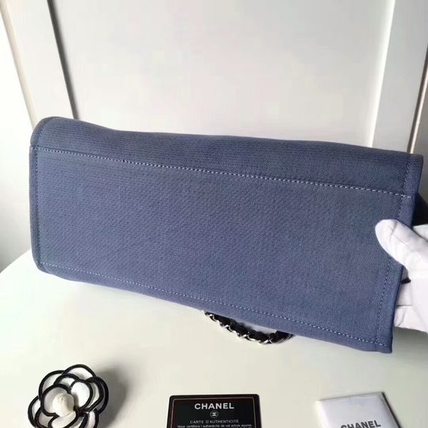 Chanel Medium Original Canvas Leather Tote Shopping Bag 66941H Chanel Medium Original Canvas Leather Tote Shopping Bag 66941H