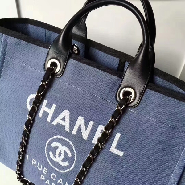 Chanel Medium Original Canvas Leather Tote Shopping Bag 66941H Chanel Medium Original Canvas Leather Tote Shopping Bag 66941H