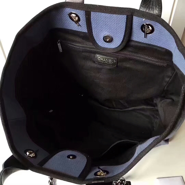 Chanel Medium Original Canvas Leather Tote Shopping Bag 66941H Chanel Medium Original Canvas Leather Tote Shopping Bag 66941H