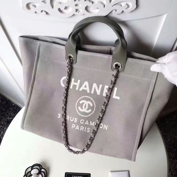 Chanel Medium Original Canvas Leather Tote Shopping Bag 66941L Chanel Medium Original Canvas Leather Tote Shopping Bag 66941L