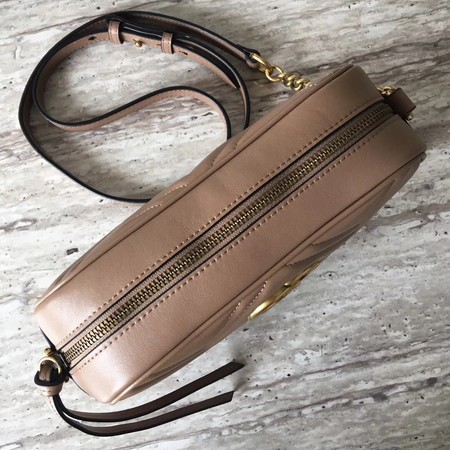 Gucci GG Marmont Small Matelasse Shoulder Bag 447632 Apricot Gucci GG Marmont Small Matelasse Shoulder Bag 447632 Apricot