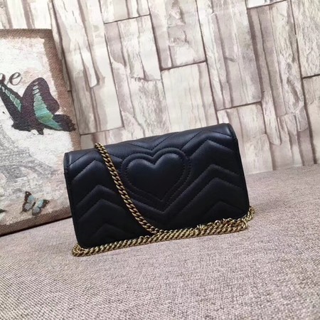 Gucci GG Marmont Mini Bag 488426 Black Gucci GG Marmont Mini Bag 488426 Black